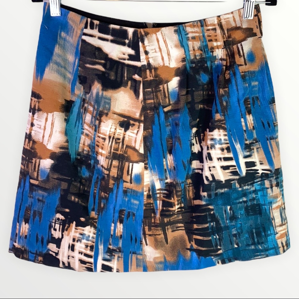 THE LIMITED Abstract Paint Streak Skirt | 4